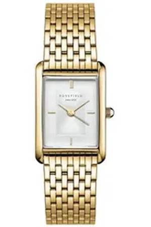 ROSEFIELD Quarzuhr Damenuhr Heirloom Gold eckig