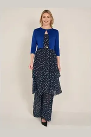 Apart Bolero aus einem soften Viskose Mix blau|rot 42