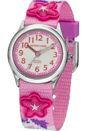 JACQUES FAREL Quarzuhr Kinderuhr, HCC 3134, Kinderuhr, Mädchenuhr, Einhorn, Sterne, ideal auch als Geschenk bunt