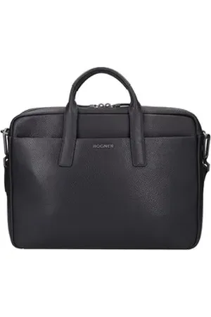 Bogner Aktentasche Jasper, Leder schwarz
