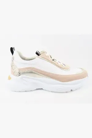 Nero Giardini Velour Femme Sneaker weiß 37 EU
