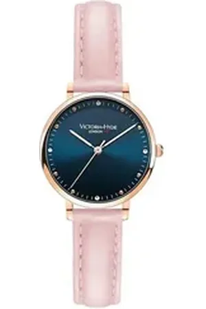VICTORIA HYDE Quarzuhr The Portobello Collection Damen Basi Lederarmband, (1-tlg., Kein Set) rosa