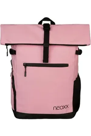 NEOXX Laptoprucksack VIBE Roll Top - Rucksack 15" 45 cm USB (candy) rosa