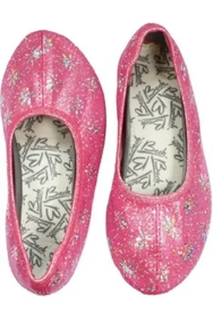 Beck Schläppchen Pink Dream Gymnastikschuh (bis Gr. 38 erhältlich, für Sport und Zuhause) Handarbeit, Made in Germany, mit rutschfester Gummi-Laufsohle rosa 36 EU