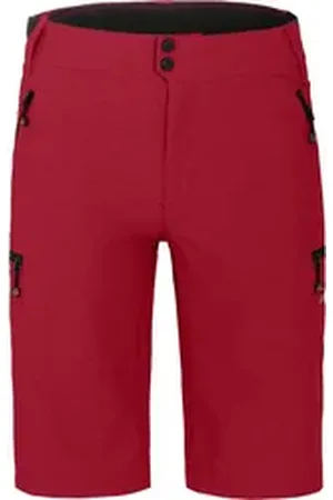Bergson Outdoorhose PATTI Bermuda Herren Outdoor-Shorts & Radshorts, strapazierfähig, elastisch, Normal rot 56