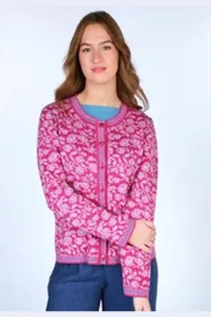 Deerberg Strickjacke Hedie rot 42