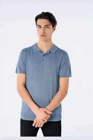 Lindbergh Poloshirt Poloshirt blau L