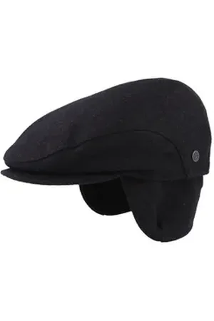 Bugatti Schiebermütze einfarbig mit Ohrenschutz und Windstopper blau 65