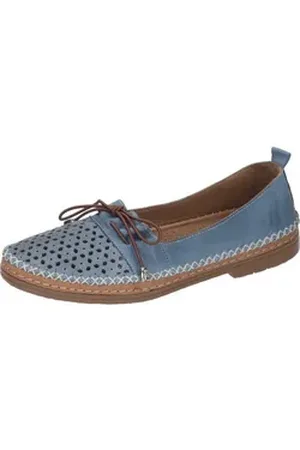 DR. BRINKMANN Manitu Slipper Slipper aus echtem Leder blau 36 EU