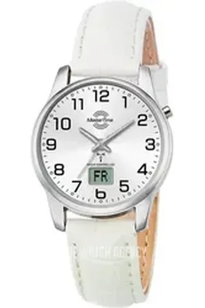 Master Time Quarzuhr Lady Line Damenfunkuhr silberfarben