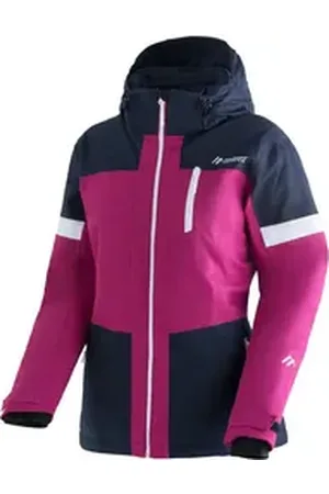 Maier Sports Skijacke HANNI Damen Winterjacke, wasserdicht, 3 RV-Taschen und Kapuze, Regular fit lila 42