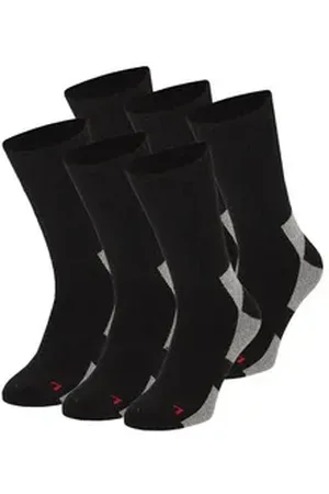 Apollo Socken Thermo (6-Paar) Wollmischung, Frottee, strapazierfähig, 6 Paar schwarz 39/42