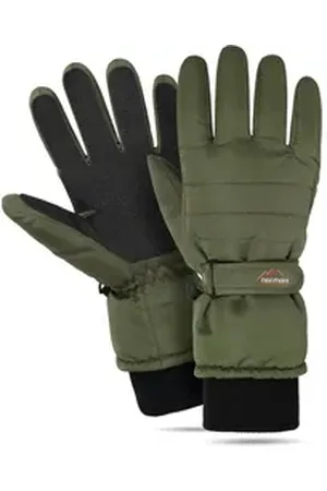 Normani Skihandschuhe Winterhandschuhe Snowguard ProTect mit 3M Thinsulate Fütterung Thermohandschuhe für Damen und Herren grün 3XL