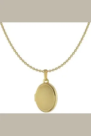Acalee Kette mit Anhänger mit Medaillon Gold 333 / 8 Karat goldfarben 42 cm