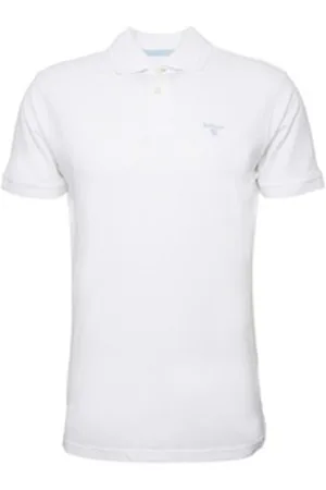 Barbour Poloshirt Poloshirt Lightweight Sports Polo weiß XL