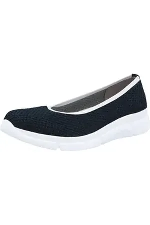 Berkemann Weiblich ComfortKnit Cera Ballerina Text Ballerina blau 4,5