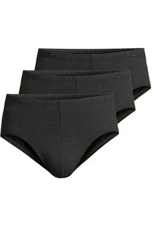 Ammann Slip 3er Pack New Modern (Spar-Set, 3-St) Sportslip / Unterhose - Baumwolle - ohne Eingriff - Atmungsaktiv schwarz 8