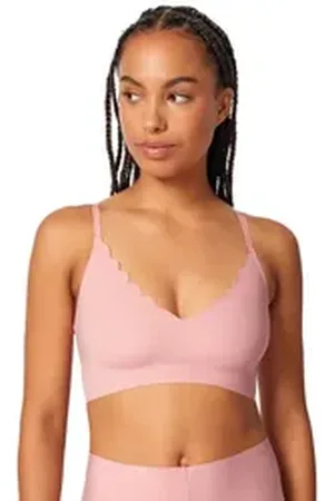 Skiny Bustier Damen Bustier mit herausnehmbare Pads Micro (Stück, 1-tlg) Unterbrustband rosa 40