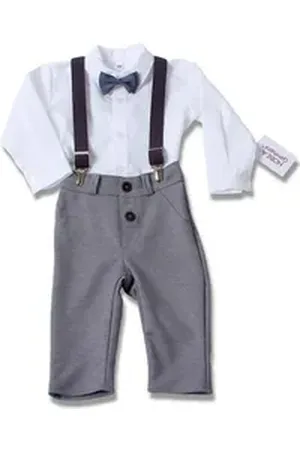 HOBEA Kinderanzug Taufanzug Jakob 92 grau 92