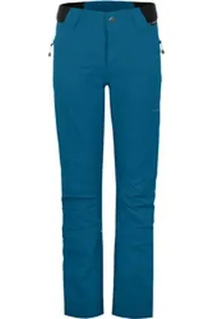 Bergson Regenhose MICK COMFORT Thermo Kinder Regenhose, leicht wattiert, 12000 mm Wassersäule, Normalgrößen blau 128