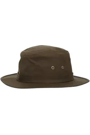 Barbour Outdoorhut Wachs-Safarihut Dawson grün L