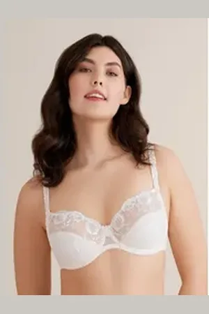 Conturelle felina Conturelle Bügel-BH Provence Dekorativer Außenträger ist elastisch und längenverstellbar rosa 95