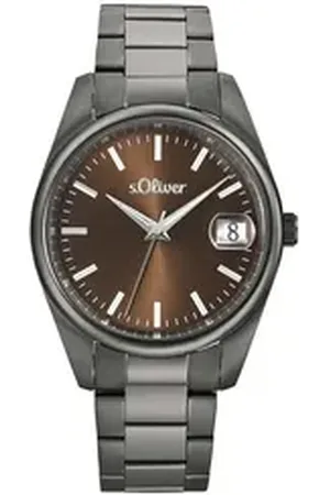 QS by s.Oliver Quarzuhr 2033529 grau