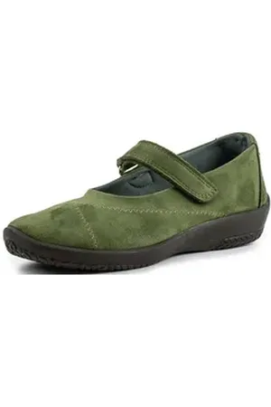 Arcopedico Ballerinas Lederimitat Riemchenballerina grün 36 EU