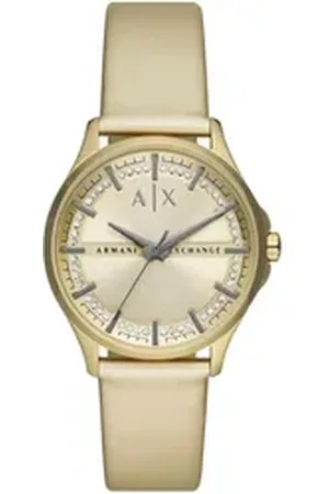 Giorgio Armani ARMANI EXCHANGE Quarzuhr AX5271, Armbanduhr, Damenuhr, analog goldfarben