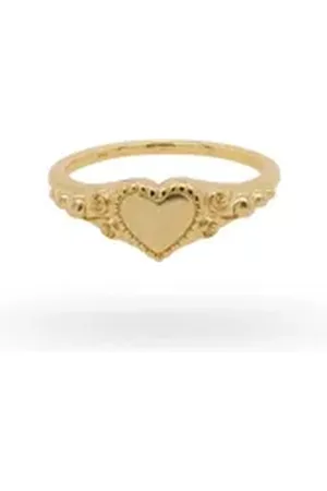 24Kae Fingerring 925er Sterlingsilber goldfarben 54