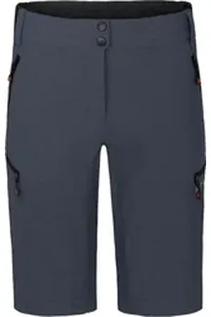 Bergson Outdoorhose VALLI Bermuda Damen Radshorts, robust, elastisch, Normalgrößen, grau/blau blau|bunt|grau 40