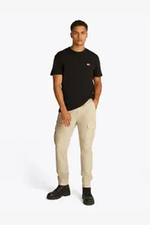 Tommy Hilfiger Cargohose TJM AUSTIN CARGO mit Logostickerei beige 30