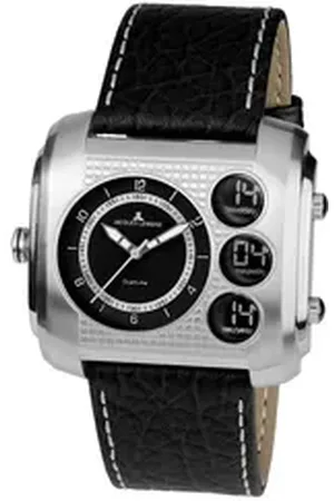 Jacques Lemans Quarzuhr AnaDigi Schwarz/Stahl schwarz
