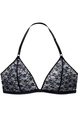 vivance collection Bralette-BH in zierlicher Triangel-Schnittform mit Neckholder-Trägern, Dessous schwarz 80