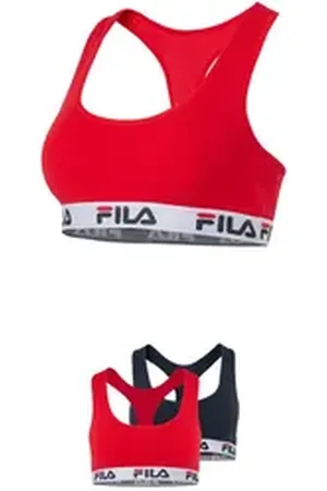 Fila Bustier Bra Woman (2er Pack) ohne Polsterung und ohne Bügel bunt XL