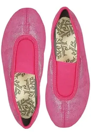 Beck Schläppchen Chic mit Ristgummi, Glanzsatin Gymnastikschuh Mit Ristgummi rosa 35 EU