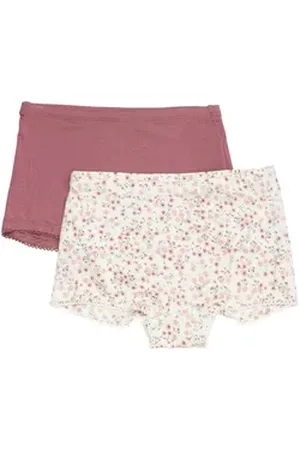 Minymo Lange Unterhose Hipsters 2-pack rosa 128 - ca. 8 Jahre