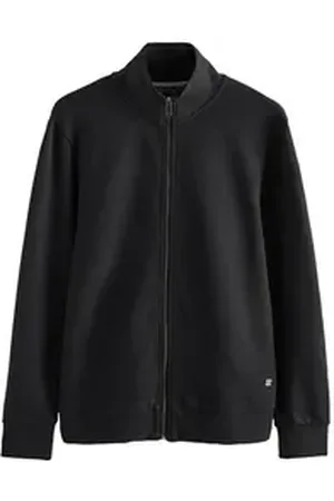 Next Sweatjacke Strukuriertes Sweatshirt mit Reißverschluss (1-tlg) schwarz 4XL