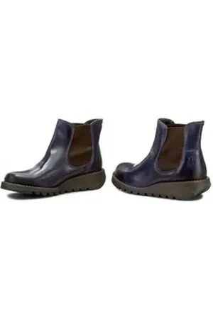 Fly London Klassische Stiefeletten Salvfly P143195019 Blue Stiefel blau 35 EU