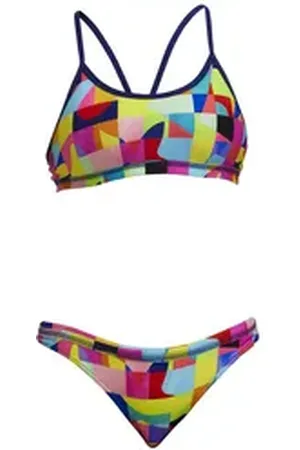 Funkita Bandeau-Bikini Bikini On The Grid bunt 164