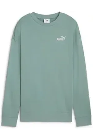 PUMA Langarmshirt ESS SMALL NO. 1 LOGO RELAXED CREW TR grün S