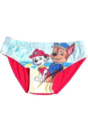 Sun City Badehose Badehose Paw Patrol Chase und Marshall Jungen Schwimmhose rot Größe 86 bunt