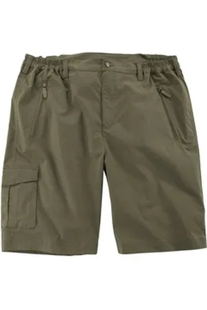 ABRAXAS Bermudas Outdoor Bermuda khaki Gummibund Übergröße grün 10XL