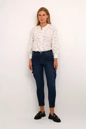 Kaffe Regular-fit-Jeans Jeans KAsinem blau 40