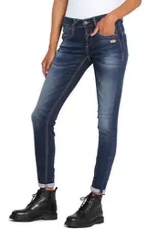 Gang Slim-fit-Jeans Nele Skinny Denim (1-tlg) blau 26