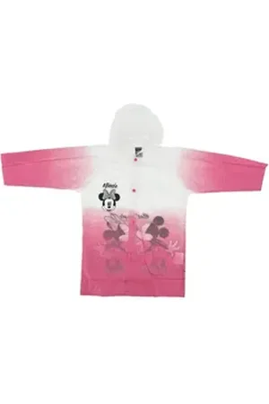 Disney Regenjacke Minnie Mouse Mädchen Regenmantel weiß 98-104