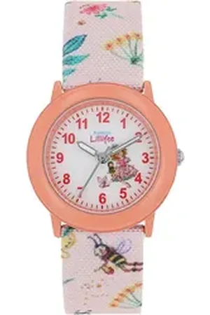 Prinzessin Lillifee Quarzuhr 2037725, Armbanduhr, Kinderuhr, Mädchenuhr, ideal auch als Geschenk rot