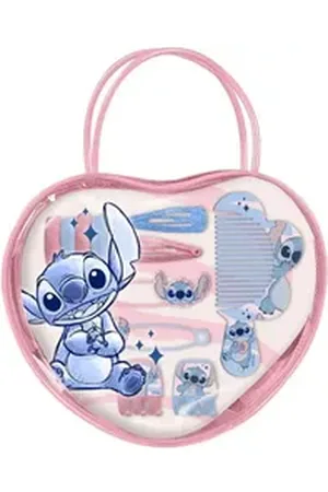 Disney Haarstyling-Set Stitch 11 tlg. Kinder Haarstyling Set Kamm Haarspangen, 11-tlg. bunt