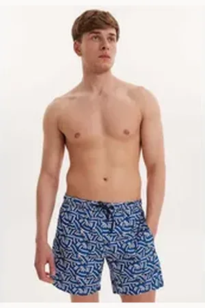 WESTMARK LONDON Badeshorts WMGEOMETRIC (1-St) blau S