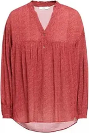 0039 Italy Blusentop Damen Blusen, Damen Viskose Blusen Top Aua softer Viskose, allover Print